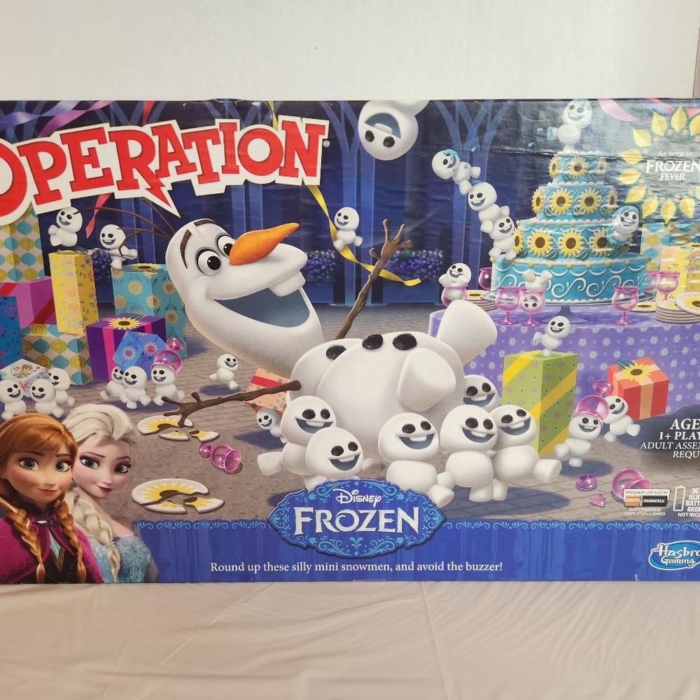Operation Board Game Disney Frozen Edition By Hasbro